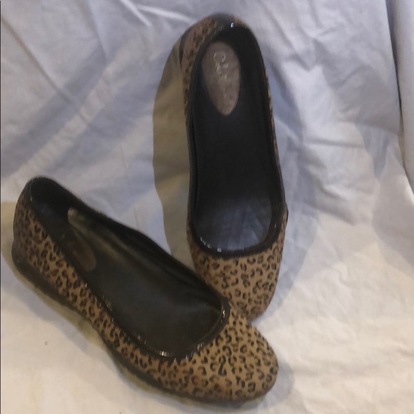 Cole Haan, Nike Air, Leopard Print Ballet Flats - Picture 1 of 7